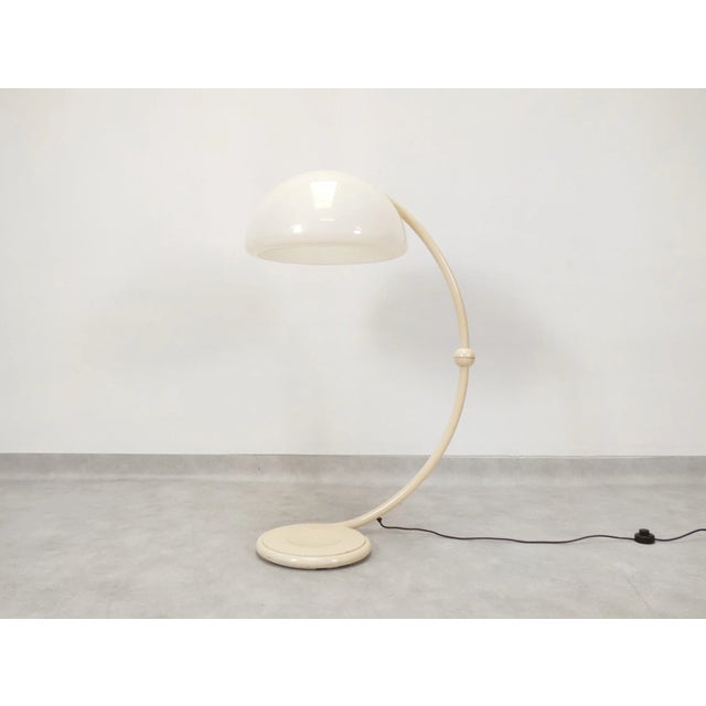 Metal Serpente Floor Lamp by Elio Martinelli for Martinelli Luce, 1980s For Sale - Image 7 of 18