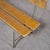 Vintage French Mullca School Bench with Back, 2010s For Sale - Image 6 of 11