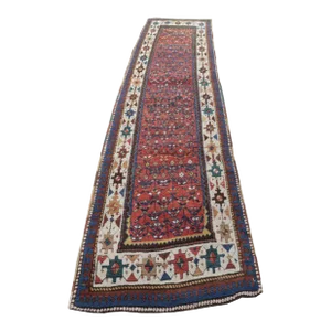 Antique Kurdish Rug 3'5"x11'