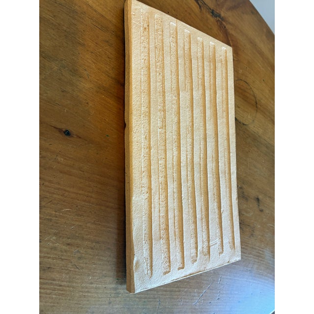 1990s Arts & Crafts Mission Style Studio Ceramic Tile – Coastal Cypress Tree Styled After Motawi For Sale - Image 4 of 7