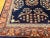 Blue Vintage Persian Sarouk Area Rug, Handwoven Allover Floral Pattern, Navy & Red, 3’ X 5’ For Sale - Image 8 of 11