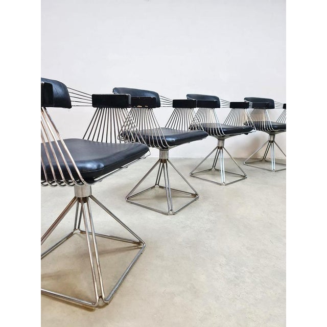 Rudi Verelst Vintage Novalux Dining Room Chairs by Rudi Verelst for Novalux, 1970s, Set of 4 For Sale - Image 4 of 7