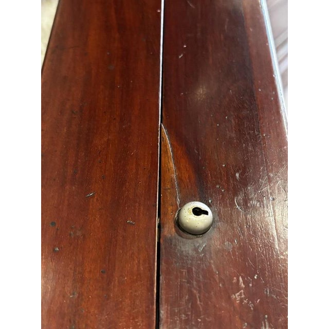 English Victorian Folding Campaign Desk with Fitted Interior For Sale - Image 13 of 18