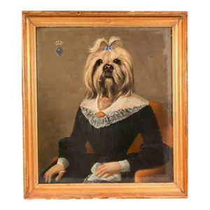 Thierry Poncelet Portrait of a Yorkshire Terrier as a Lady