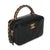 Contemporary Black Quilted Patent Mini Vanity Chain Bag For Sale - Image 3 of 8