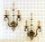 Fine Art Lamps 'Fine Art Lamps' Tole and Crystal Teardrop 2-Arm Wall Sconces- a Pair For Sale - Image 4 of 13