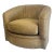 Late 20th Century Upholstered Swivel Barrel Chair For Sale