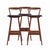 Rosengren Hansen for Brande Møbelfabrik Mid Century Teak Bar Stools - Set of 3 Each bar stool measures: 13.75 wide x 16.5...