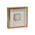Contemporary Chrysanths Gold Framed Clear Crystal Wall Decor For Sale - Image 3 of 3