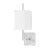 Traditional Mitzi Mikaela 1-Light Wall Sconce, Polished Nickel For Sale - Image 3 of 3