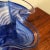 Glass Mid Century Hand-Blown Large Handkerchief Murano Vase For Sale - Image 7 of 9