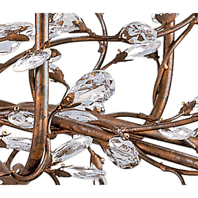 Currey & Company Crystal Bud Chandelier Overall measurements (inches) 33H x 33W x 33DCanopy 5.75W x 5.75D ;Canopy 5.75D...