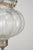 Antique 8 In. Clear Crystal Onion Bell Jar Pendant Light For Sale - Image 4 of 13