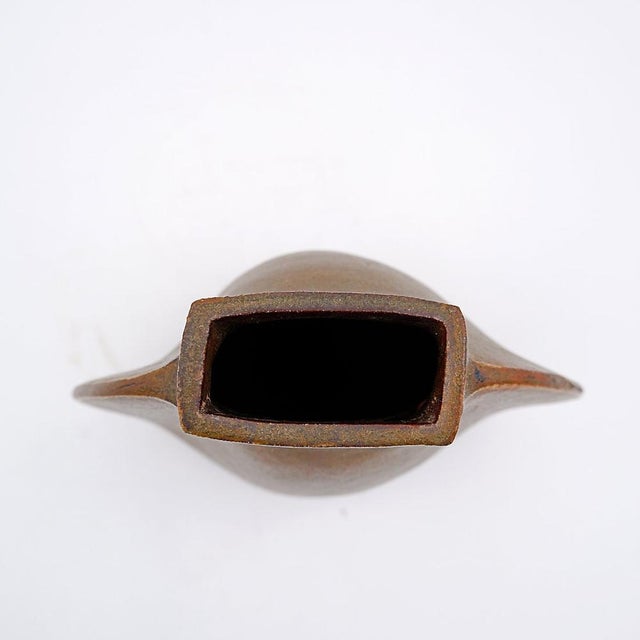 Vintage Abstract Stoneware Ceramic Vase, 1970s For Sale - Image 4 of 16