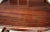 Brown John Widdicomb Regency Style Burl Walnut Double Pedestal Dining Table For Sale - Image 8 of 11