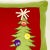 Contemporary 1980s Vintage Contemporary Arts & Crafts Christmas Tree Wool Pillow With Buttons. For Sale - Image 3 of 7