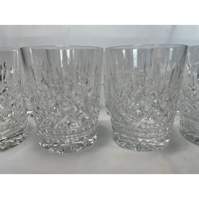 Waterford Crystal Waterford Crystal Double Old Fashioned Glasses- Set of 8 For Sale - Image 4 of 4