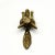 1930s English Brass Fox Door Knocker For Sale In Austin - Image 6 of 8