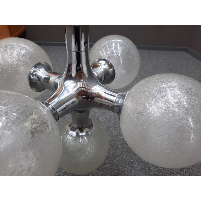 Space Age Atomic Ceiling Lamp, 1960s For Sale - Image 9 of 14