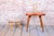 Textile Mid-Century Stool in Upholstery and Beech, Slovakia, 1960s For Sale - Image 7 of 8