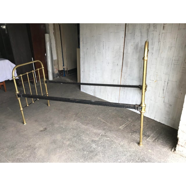 Vintage French Brass Daybed, 1960s For Sale - Image 4 of 18