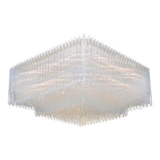 Collection Venere Chandelier in Metal and Crystal by Jago For Sale