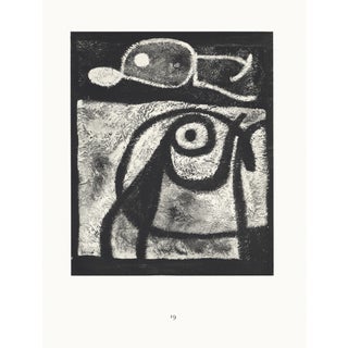 1967 Joan Miró Lithograph 19, "Personnage Et Oiseau" (Person and Bird) For Sale