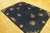 1930s 1930s Navy Blue Floral Traditional Shou Symbols Antique Chinese Peking Rug For Sale - Image 5 of 9