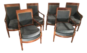 Empire Salon Suite in the style of Jacob Desmalter, France, 1810s, Set of 6