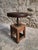 Rustic Antique Industrial French Adjustable Oak Workshop Stool, 1930s For Sale - Image 3 of 18