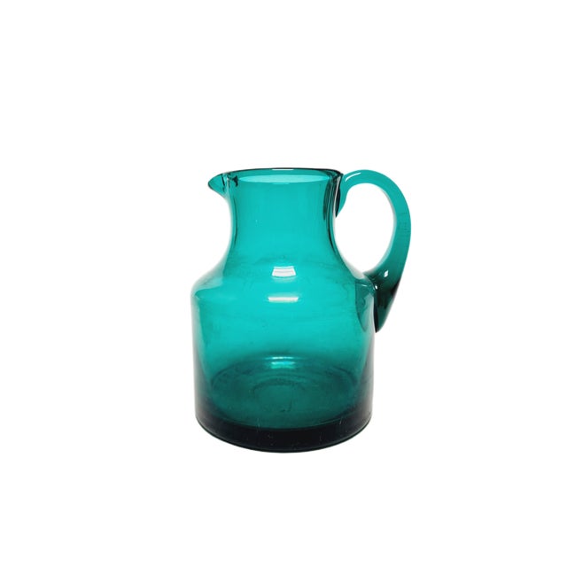 Postmodern Polish Jug by Zbigniew Horbowy for Sudety Glassworks, 1970s, in Flawless conditions. Designed 1970 to 1979 I...