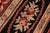 Textile Shabby Chic Ziegler Red Black Hand-Knotted Wool Rug - 8'10'' X 11'9'' For Sale - Image 7 of 8