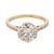 Contemporary Gia 2.56 Carat Round Brilliant Cut Diamond 18k Yellow Gold Engagement Ring, Size 6.5 For Sale - Image 3 of 6