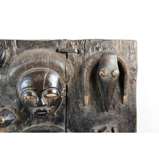Vintage African Baule Grain Door Panel / Wall Object For Sale - Image 4 of 7