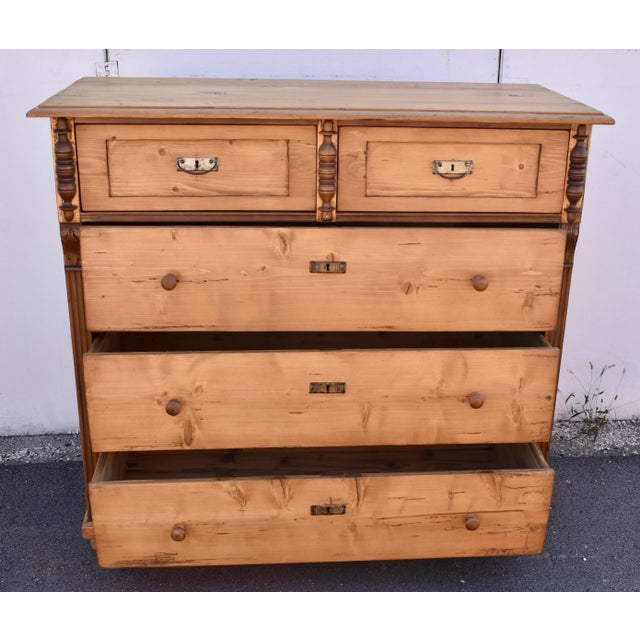 Pine Chest of Five Drawers, Hungary, Circa 1890 For Sale - Image 12 of 12