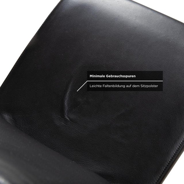 Black Model 7800 Chairs in Black Leather from Rolf Benz, Set of 4 For Sale - Image 8 of 16