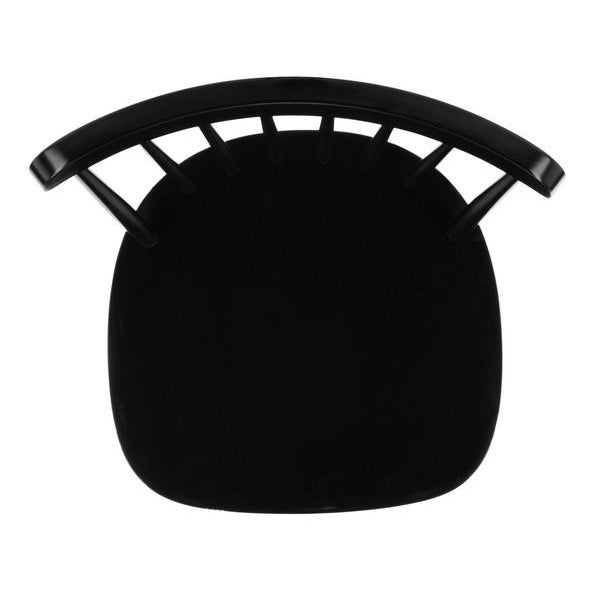 Wood Galena Bar Stool - Black, Set of 2 For Sale - Image 7 of 10