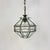 1950s Brass and Beveled Glass Pendant Light in the style of Adolf Loos for Fontana Arte, Italy, 1950s For Sale - Image 5 of 8