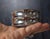 Contemporary Vintage Mod Style Wide Sterling Silver Cuff Bracelet For Sale - Image 3 of 17