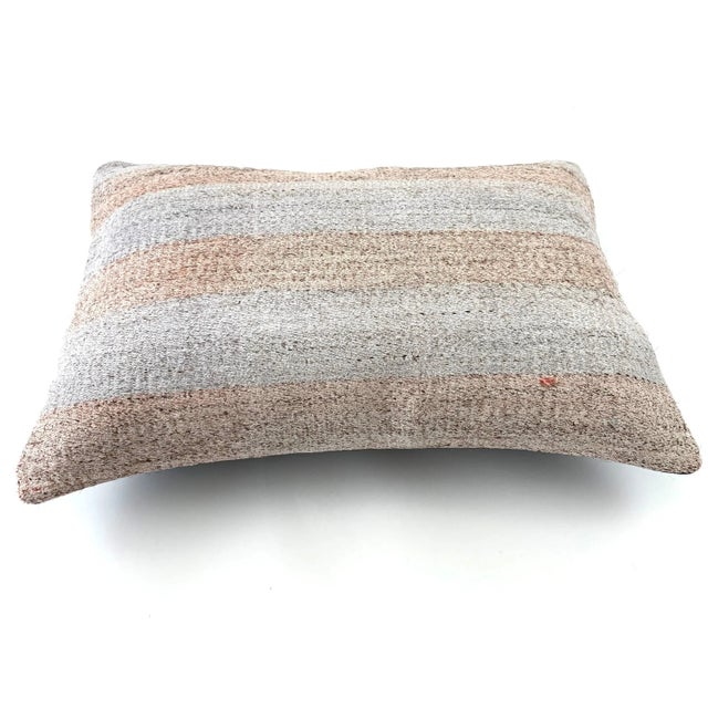 1970s Vintage Turkish Handmade Kilim Cushion Cover For Sale - Image 5 of 11