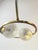 Modernist Brass and Glass Ceiling Lamp, 1960s For Sale - Image 6 of 14