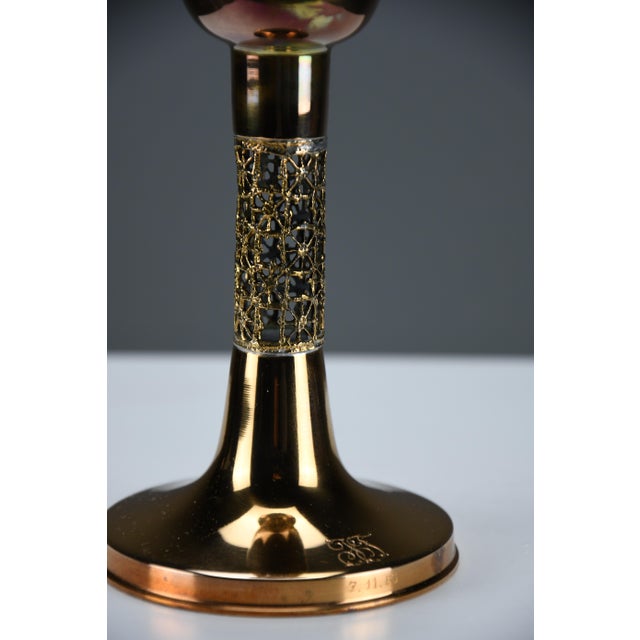 1960s Vintage Scandinavian Modern Pitsi Copper Candlesticks by Pentti Sarpaneva for Turun Hopea, 1983, Set of 3 For Sale - Image 5 of 14