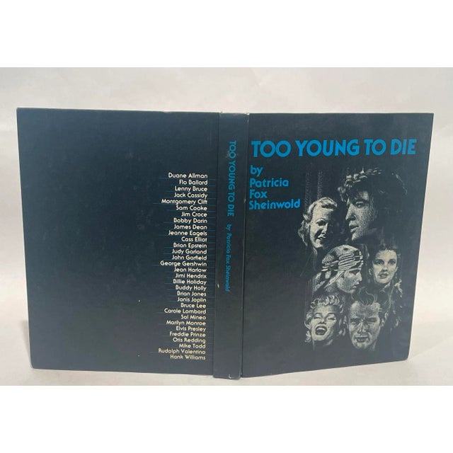 Late 20th Century Too Young to Die by Patricia Fox-Sheinwold Hardcover Book For Sale - Image 5 of 11