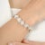6.31 Ctw Fine Diamond Cluster Tennis Bracelet for Engagement For Sale - Image 4 of 11
