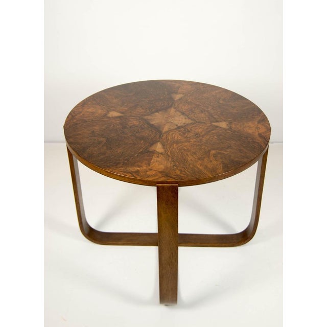 Art Deco H 168 Coffee Table by J. Halabala for Up Zavody, 1930s For Sale - Image 4 of 12