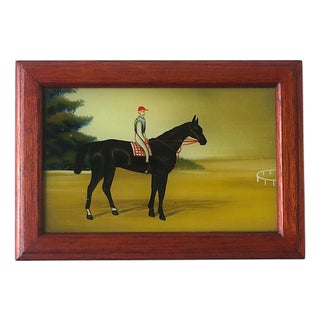 Horse and Rider Equestrian Decorative Jewelry Box For Sale