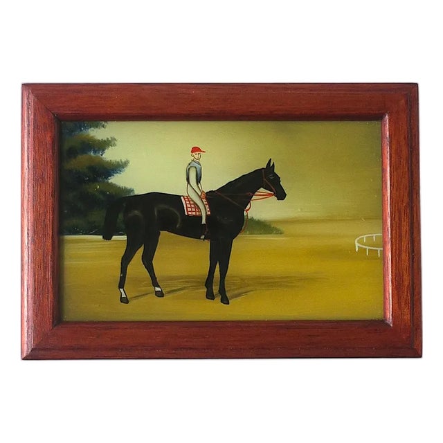 Horse and Rider Equestrian Decorative Jewelry Box For Sale