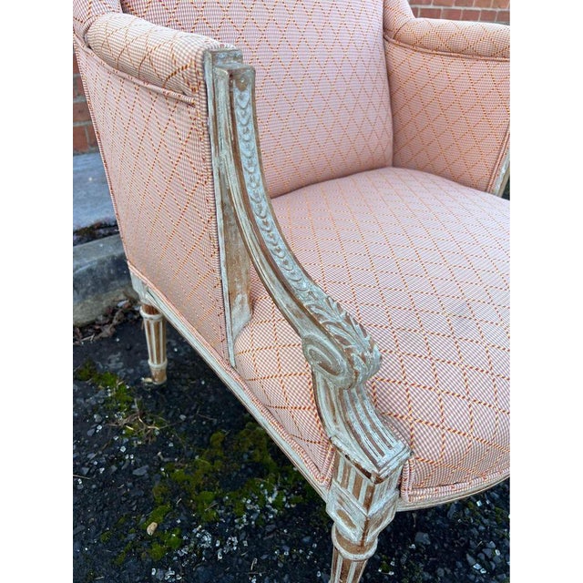 Antique Louis XVI Style Armchair For Sale In Washington DC - Image 6 of 9
