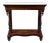 19th Century Napoleon III Mahogany and White Marble Console Table For Sale