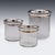 French Silver-Mounted Glass Ice Buckets & Champagne Cooler by Cartier, 1990s, Set of 3 For Sale - Image 9 of 11